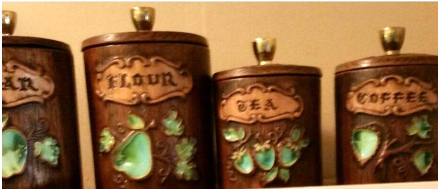 Fruit Line Flour Canister & Lid by Treasure Craft-1