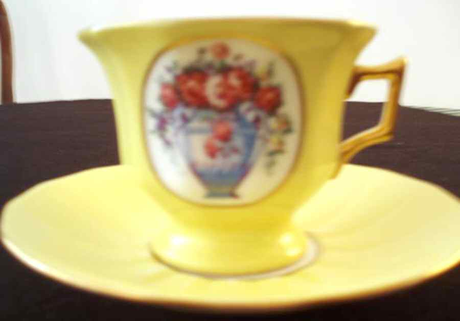 TRV630 Footed Cup & Saucer Set by Tressemanes & Vogt-1