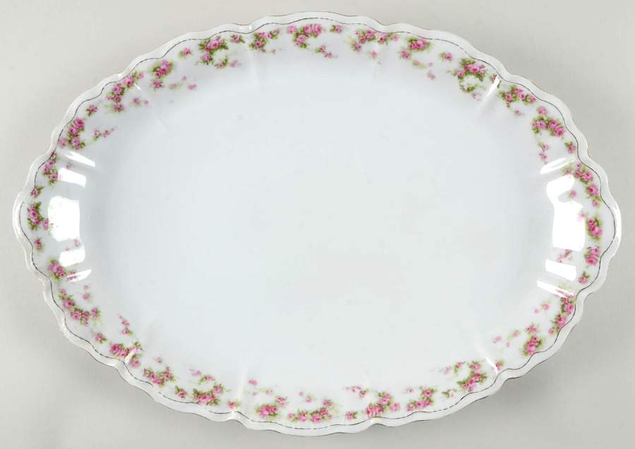 TIA9 17" Oval Serving Platter by Tiara (Bavaria)-1