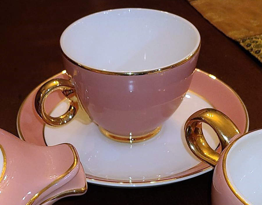 TST919 Flat Cup & Saucer Set by Taylor, Smith & Taylor (Ts&T)-1