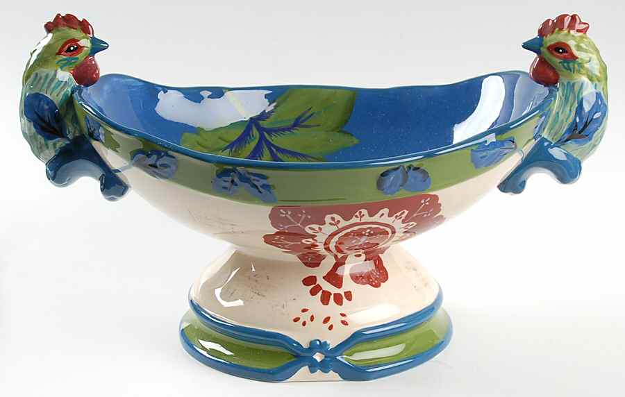 Auguste Coq 14" Oval Figural Serving Bowl by Tracy Porter-1