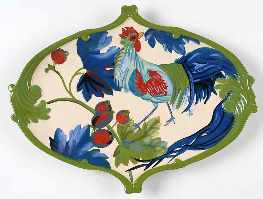 Auguste Coq 15" Oval Serving Platter by Tracy Porter-1