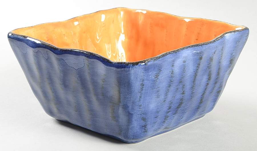 Gisella Blue Square Soup Bowl by Tabletops Unlimited-1