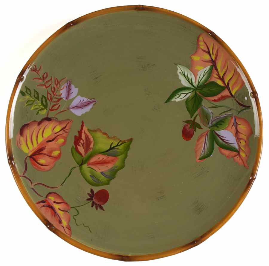Moss Leaves Dinner Plate by Tracy Porter-1
