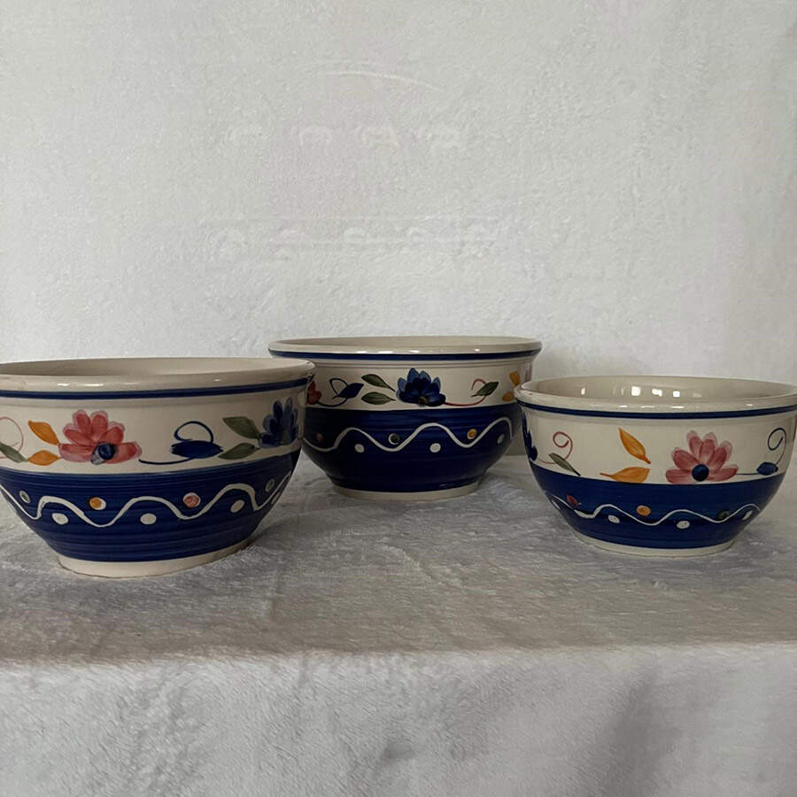 Floral Dots 6" Mixing Bowl by Tabletops Unlimited-1