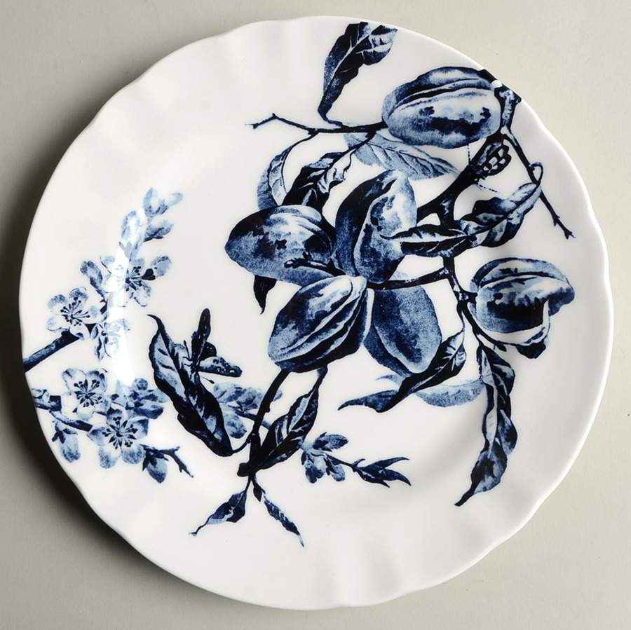 Austin Floral Indigo Salad Plate by Thomas O'Brien-1