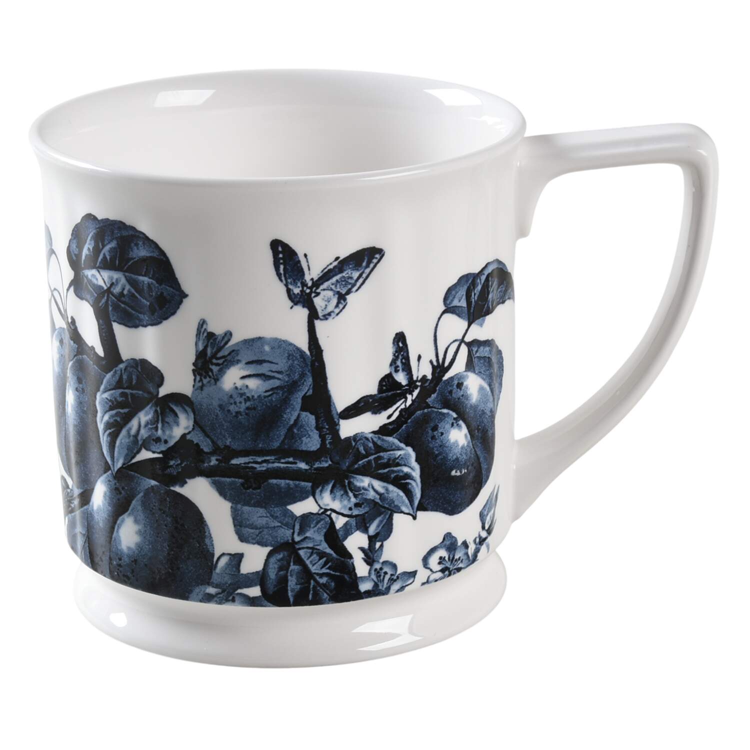 Austin Floral Indigo Mug by Thomas O'Brien-1