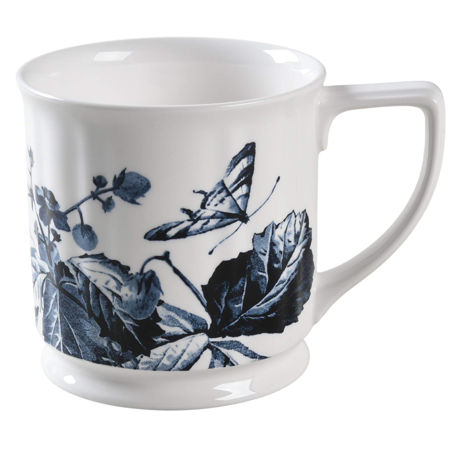 Austin Floral Indigo Mug by Thomas O'Brien-1