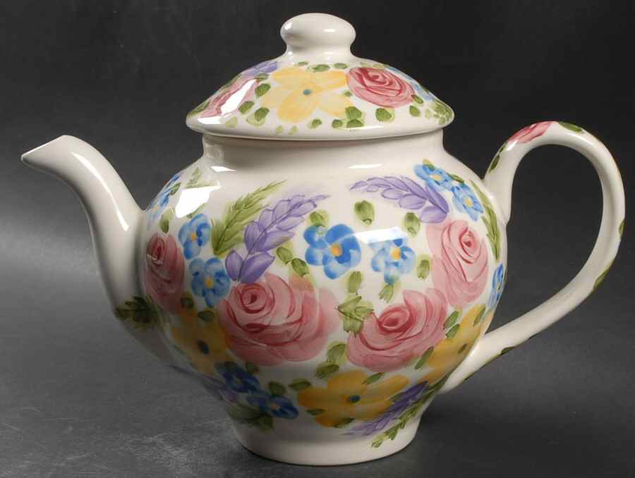Jardine Teapot & Lid by Tabletops Unlimited-1
