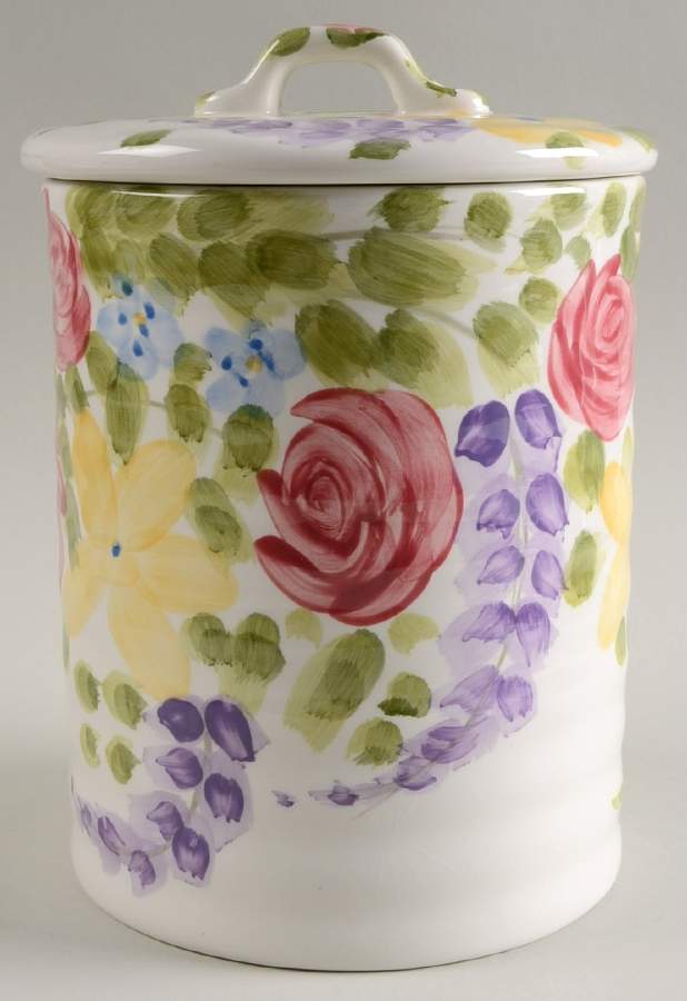 Jardine Large Canister & Lid by Tabletops Unlimited-1