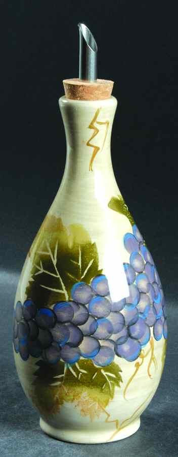Cabernet (Smooth) Oil Jar & Drizzle Spout by Tabletops Unlimited-1