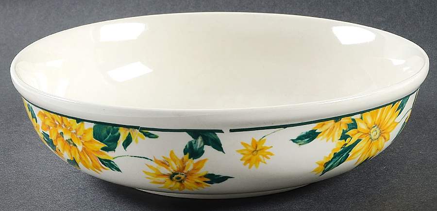 Sunflower 9" Round Vegetable Bowl by Tender Heart Treasures-1