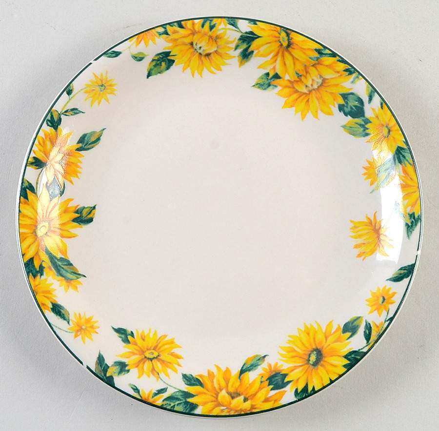 Sunflower Salad Plate by Tender Heart Treasures-1