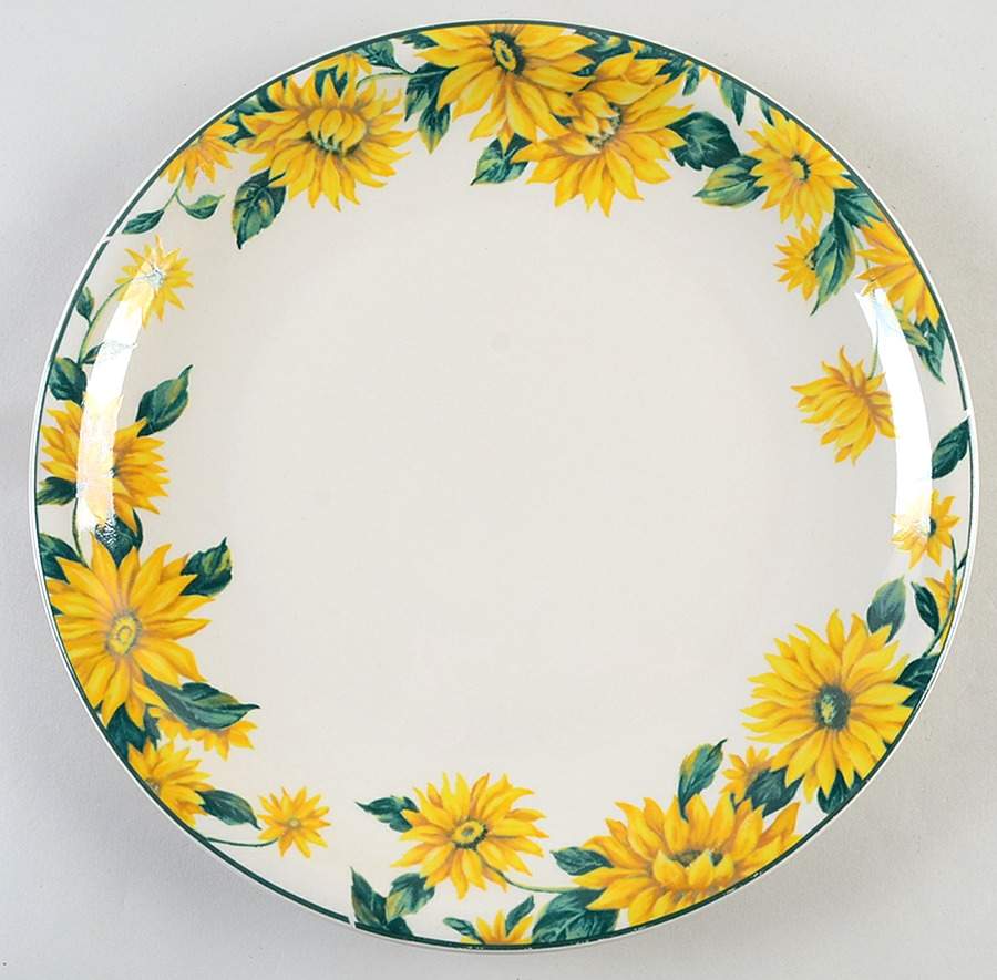 Sunflower 12" Chop Plate (Round Platter) by Tender Heart Treasures-1