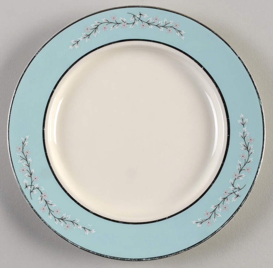 Pink Symphony Salad Plate by Taylor, Smith & Taylor (Ts&T)-1