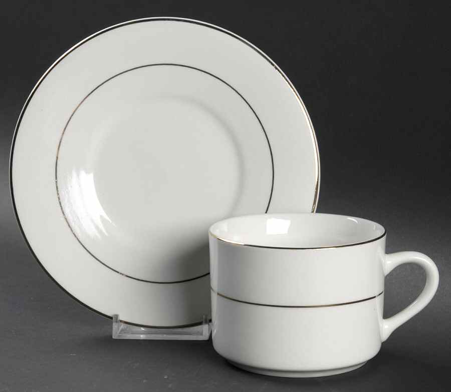 TTO10 Flat Cup & Saucer Set by Totally Today-1