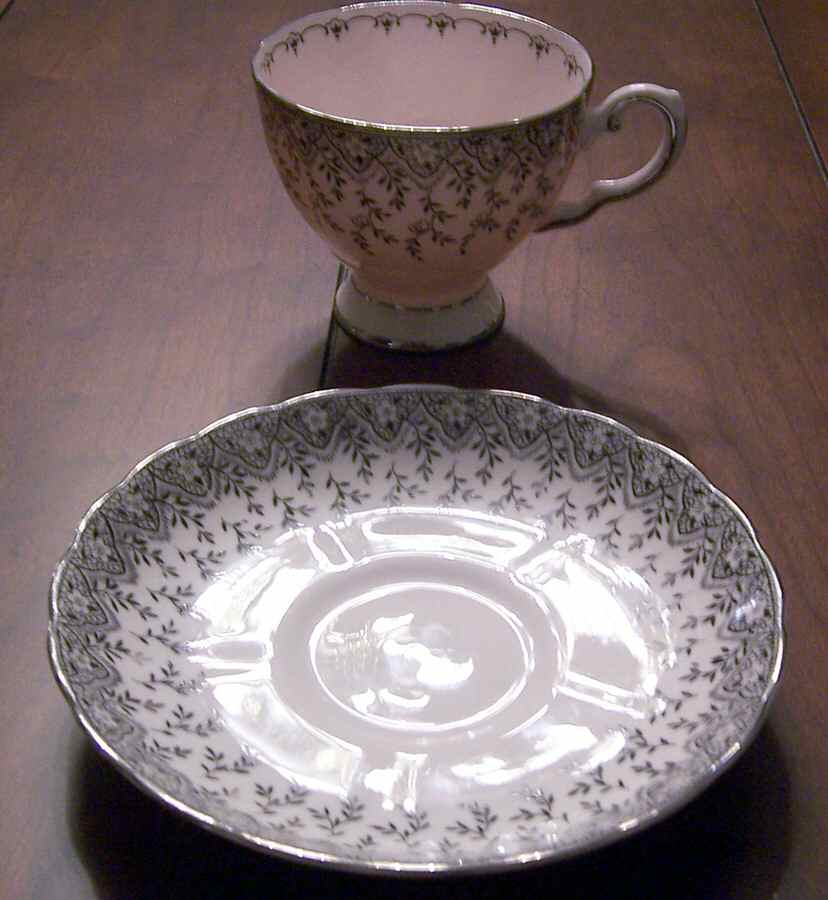 526H Footed Cup & Saucer Set by Tuscan - Royal Tuscan-1