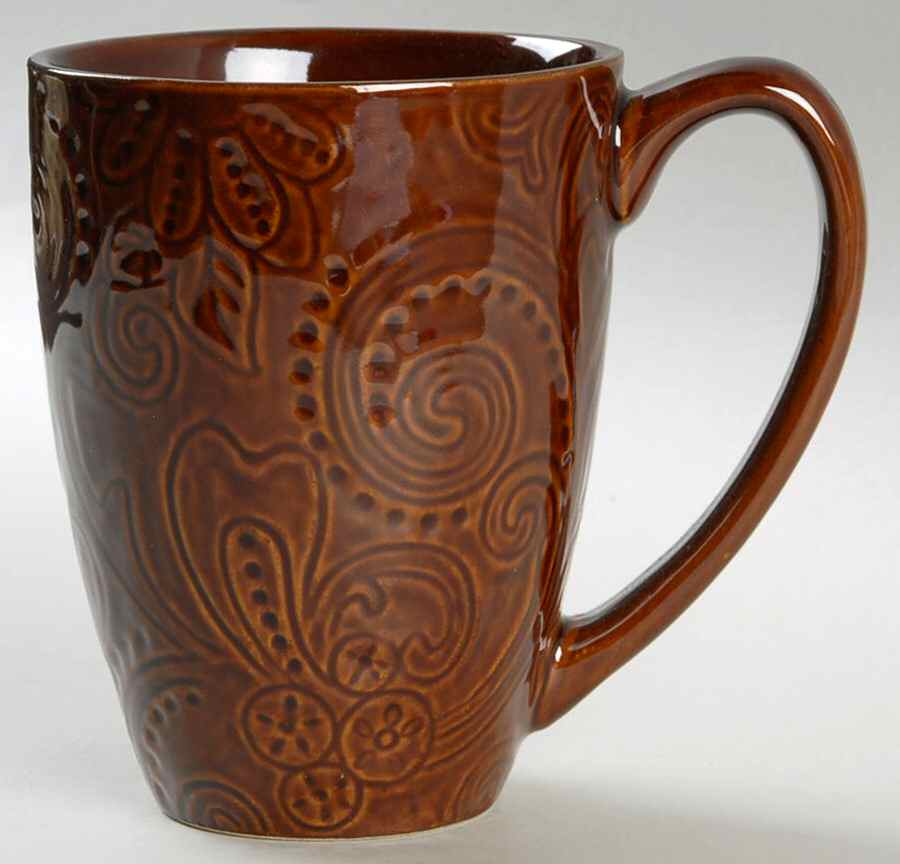 Laguna Brown Mug by Tabletops Unlimited-1