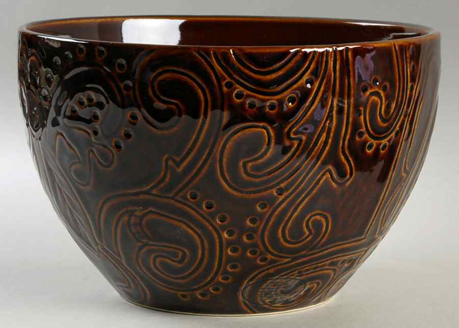 Laguna Brown 9" Mixing Bowl (Part of Set) by Tabletops Unlimited-1