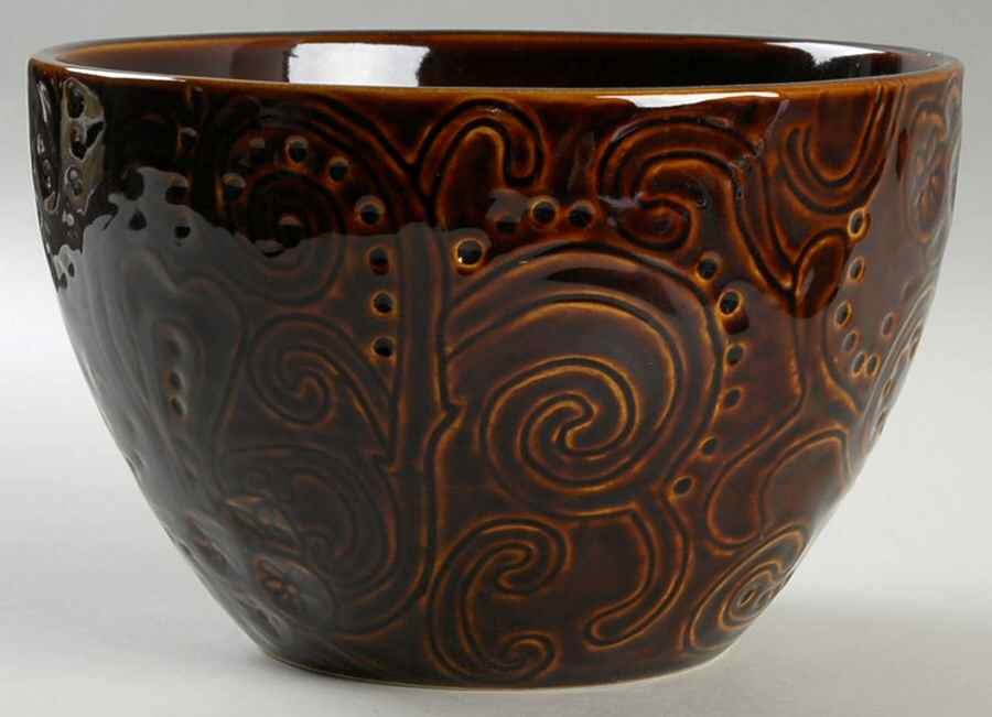 Laguna Brown 8" Mixing Bowl (Part of Set) by Tabletops Unlimited-1