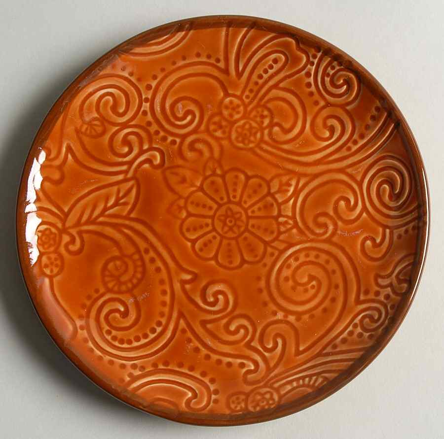 Laguna Brown Canape Plate by Tabletops Unlimited-1