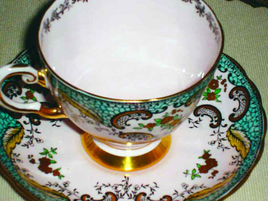 1427h Footed Cup & Saucer Set by Tuscan - Royal Tuscan-1