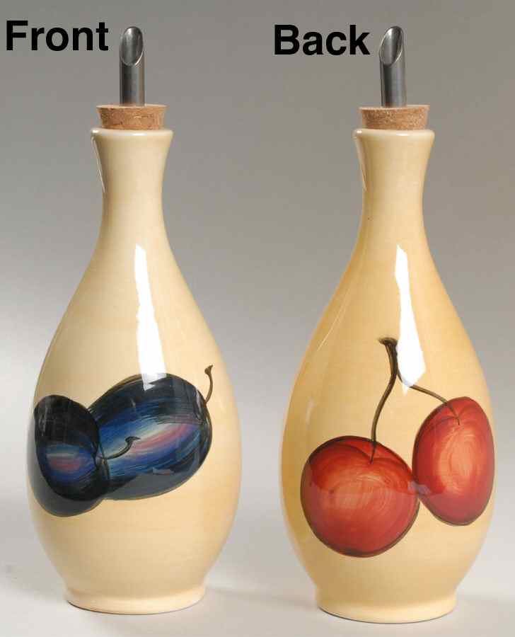 Garden Fruit Oil Jar & Drizzle Spout by Tabletops Unlimited-1