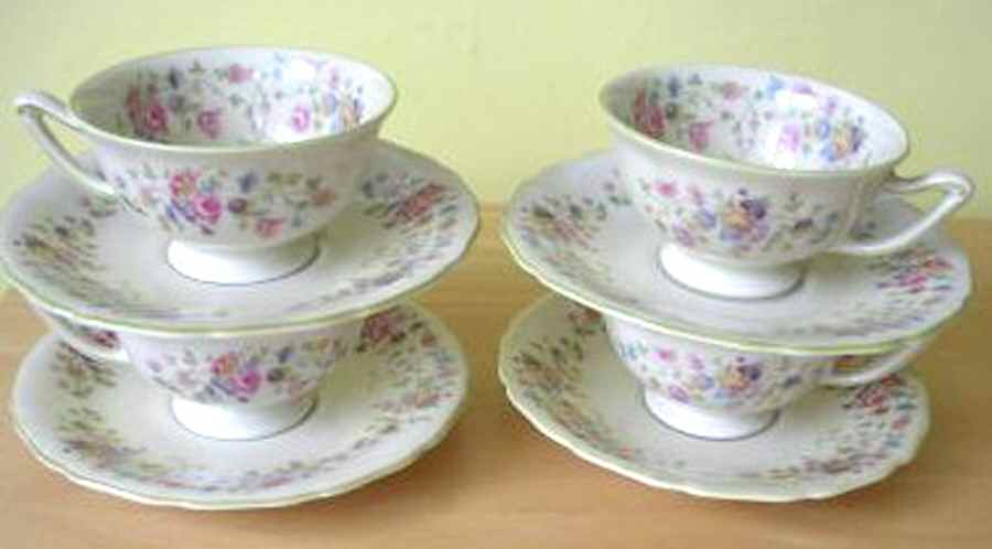 04599 Footed Cup & Saucer Set by Thomas-1