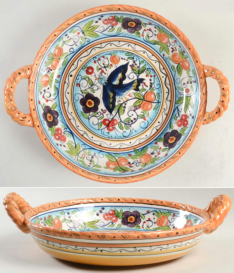 Villa Paradiso 13" Pasta Serving Bowl by Tabletops Unlimited-1
