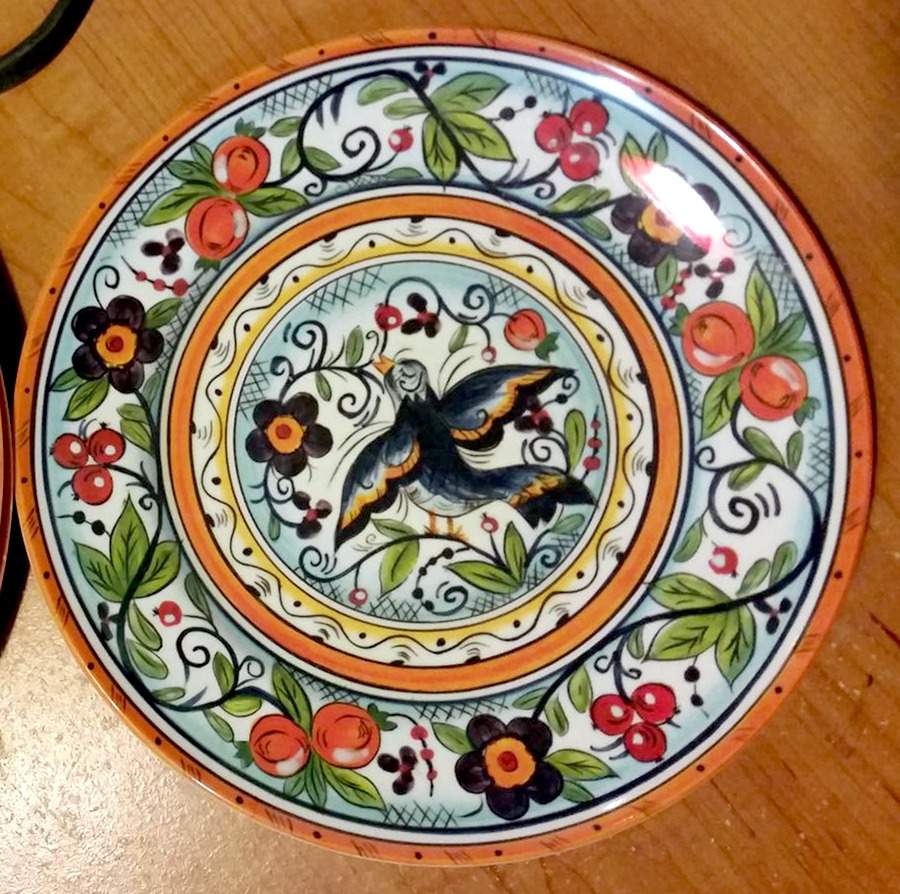 Villa Paradiso Melamine Salad Plate by Tabletops Unlimited-1