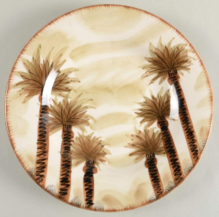 Tropical Island Dinner Plate by Tabletops Unlimited-1