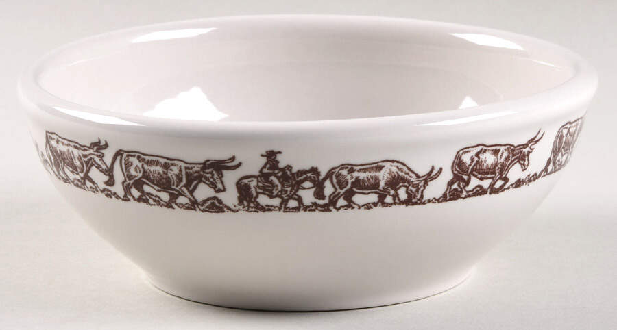 Longhorn Coupe Soup Bowl by True West-1