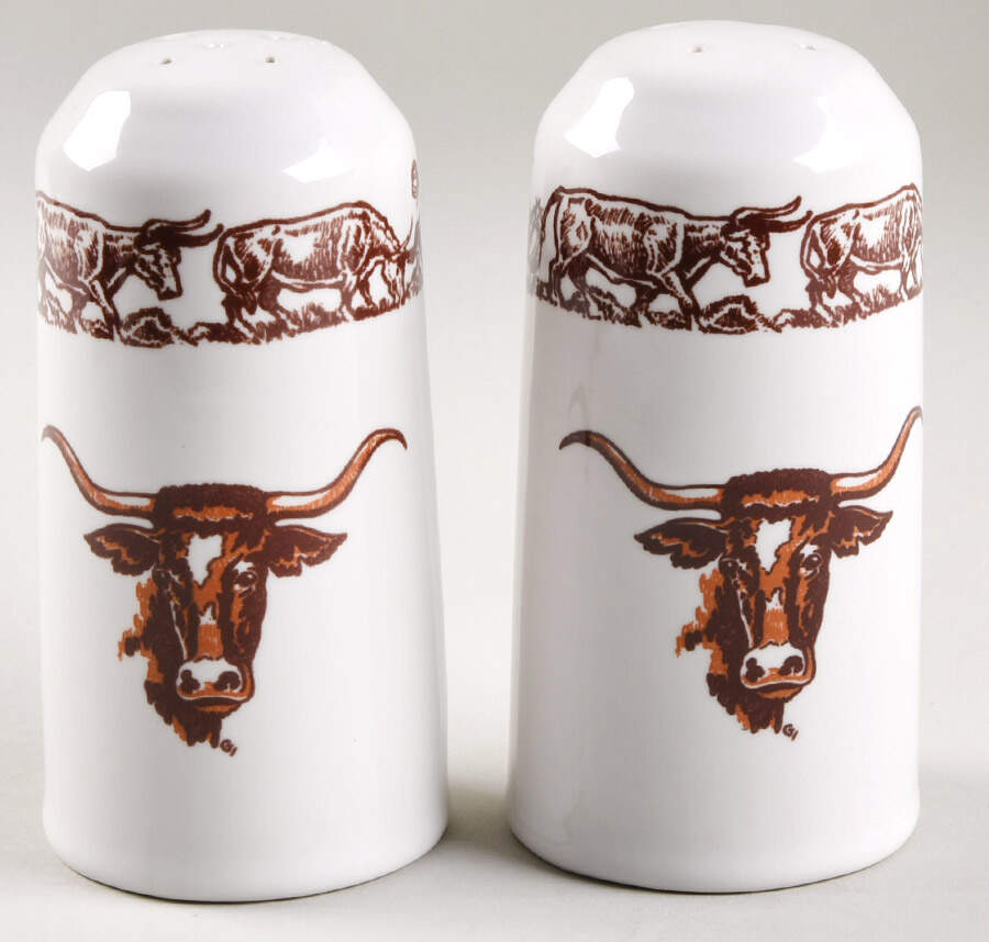 Longhorn Salt & Pepper Set by True West-1