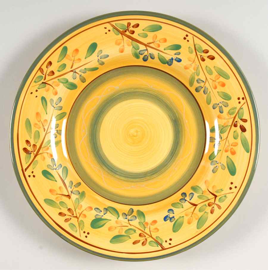 Provincial Fleur Dinner Plate by Tabletops Unlimited-1