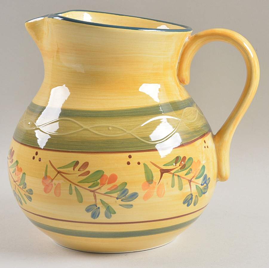Provincial Fleur 80 Oz Pitcher by Tabletops Unlimited-1