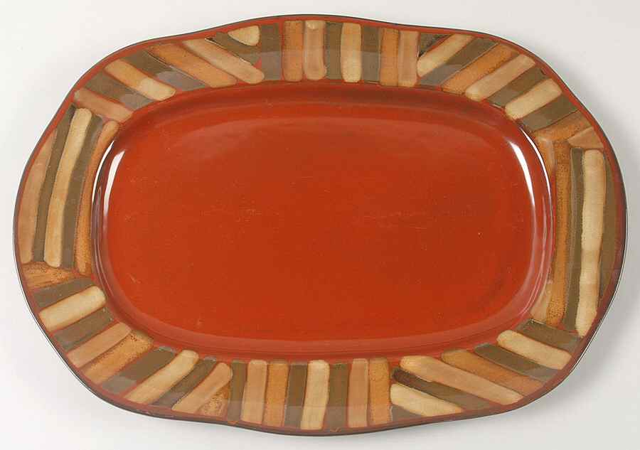 Arizona Wind 17" Oval Serving Platter by Tabletops Unlimited-1