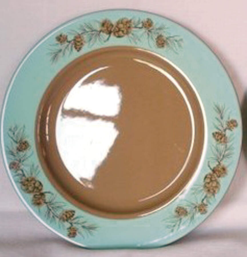 Azure Pine Dinner Plate by Taylor, Smith & Taylor (Ts&T)-1