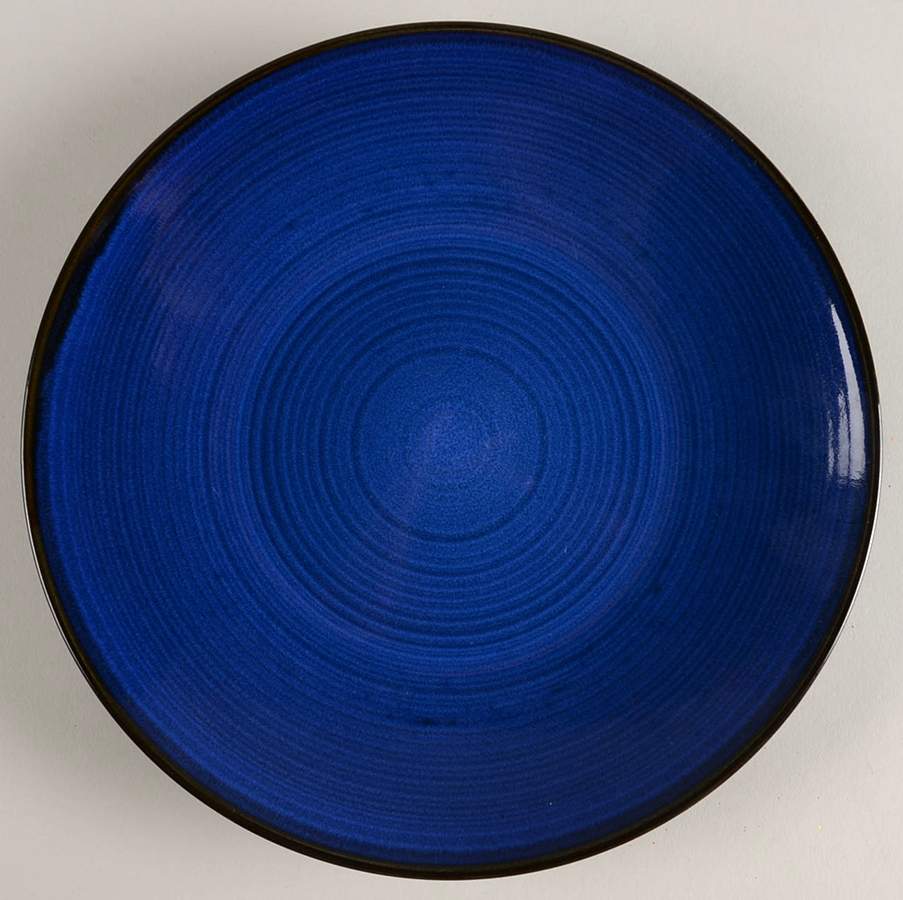 Vintage Modern Blue Salad/Dessert Plate by Thomas O'Brien-1