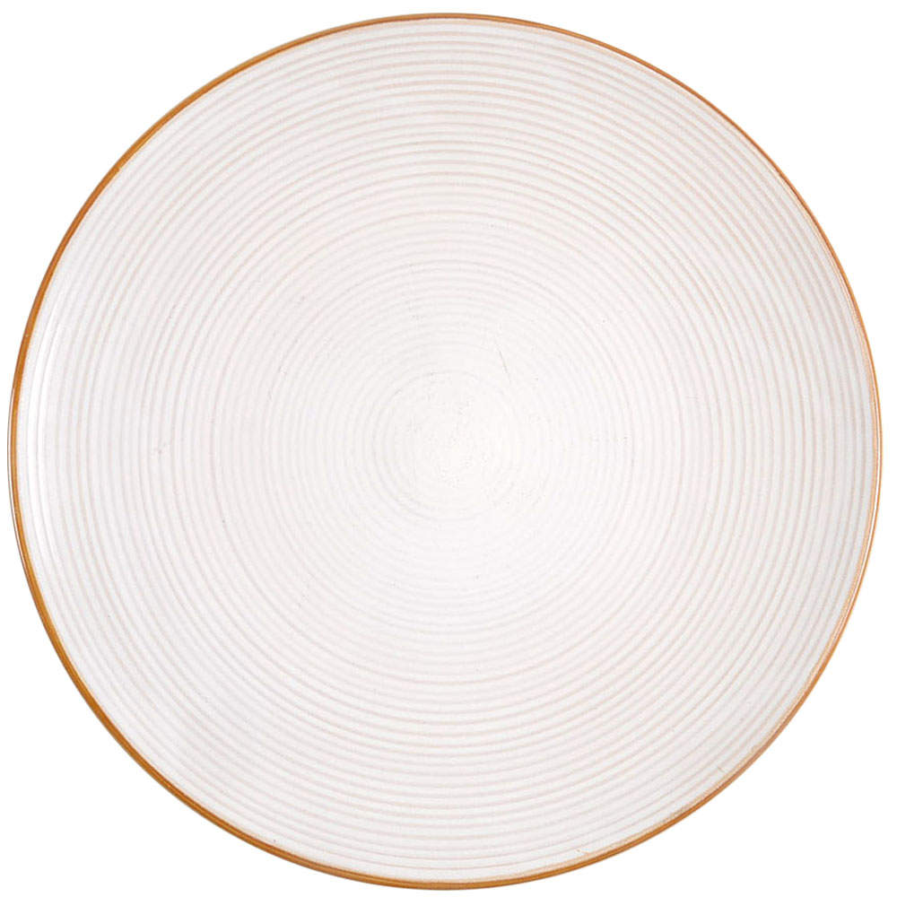 Vintage Modern White Dinner Plate by Thomas O'Brien-1