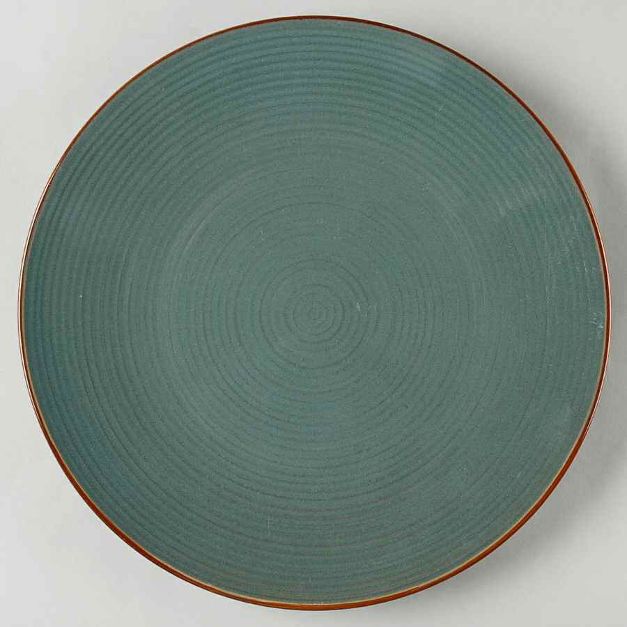 Vintage Modern Green Dinner Plate by Thomas O'Brien-1
