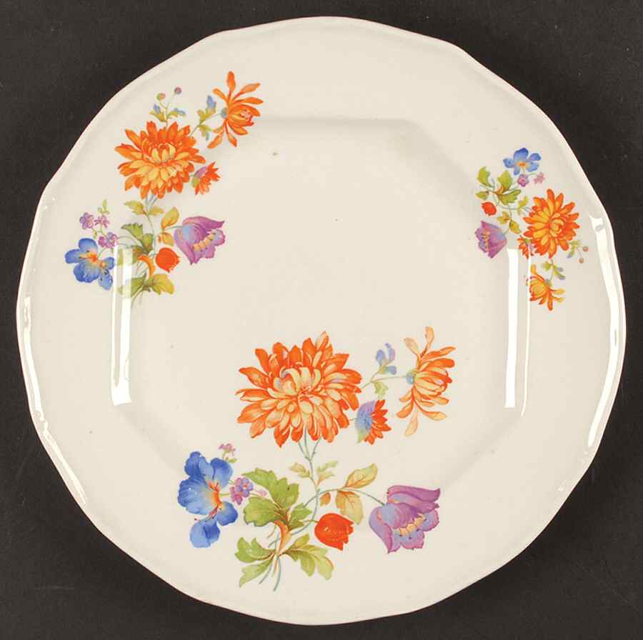 Spring Flowers Paramount Ivory Dinner Plate by Taylor, Smith & Taylor (Ts&T)-1