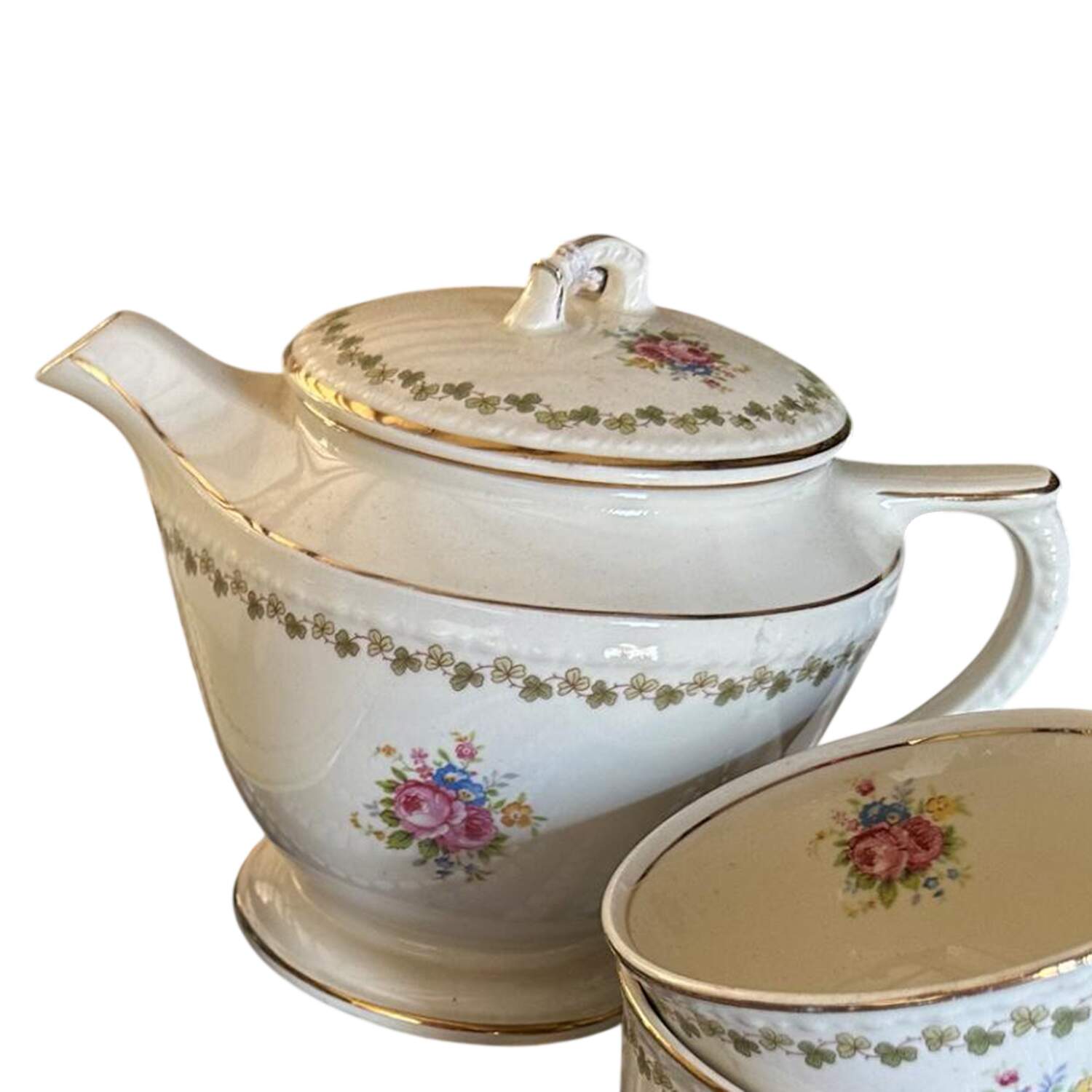 TST928 Teapot & Lid by Taylor, Smith & Taylor (Ts&T)-1