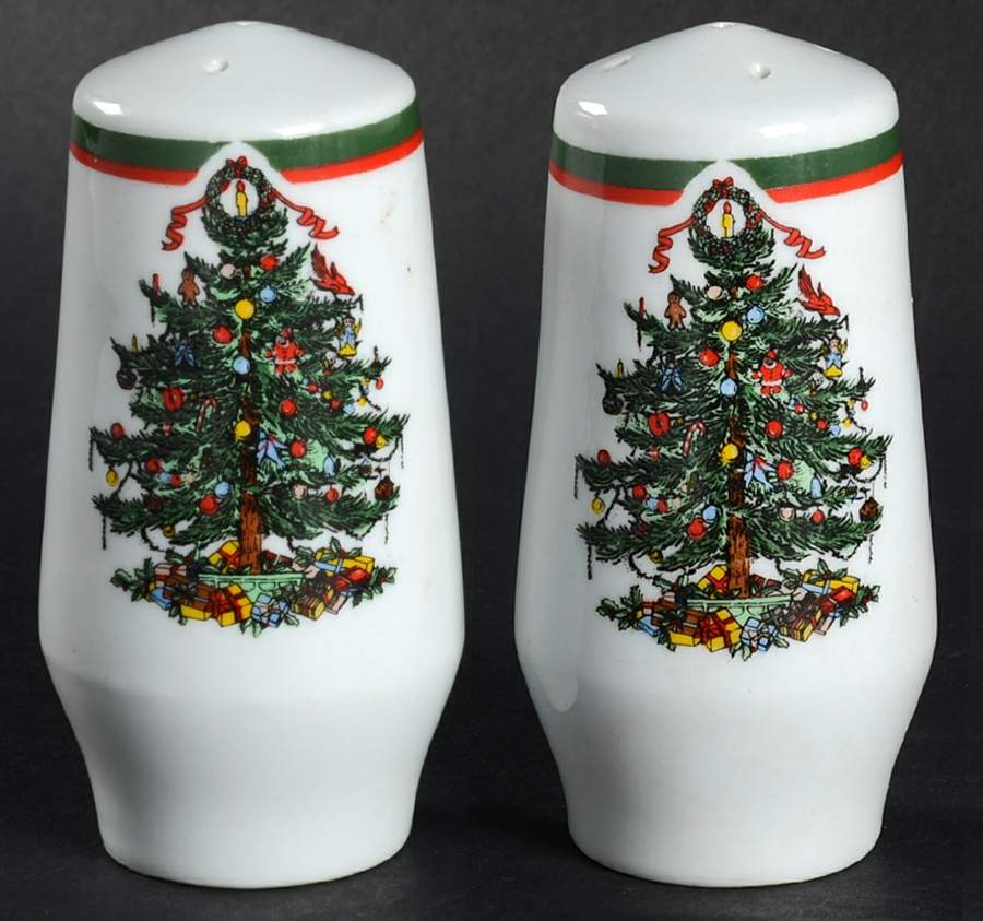 Ribbons & Tree Salt & Pepper Set by Topco-1