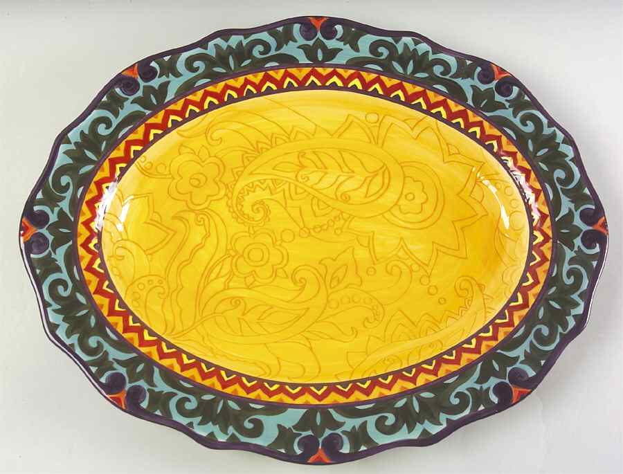 Merida 18" Oval Serving Platter by Tabletops Unlimited-1