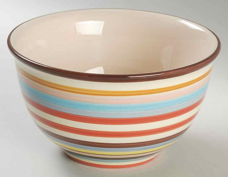 Sedona Stripe Soup/Cereal Bowl by Tabletops Unlimited-1