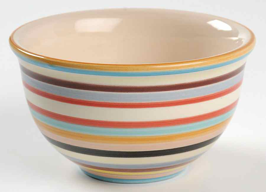 Sedona Stripe Fruit/Dessert (Sauce) Bowl by Tabletops Unlimited-1