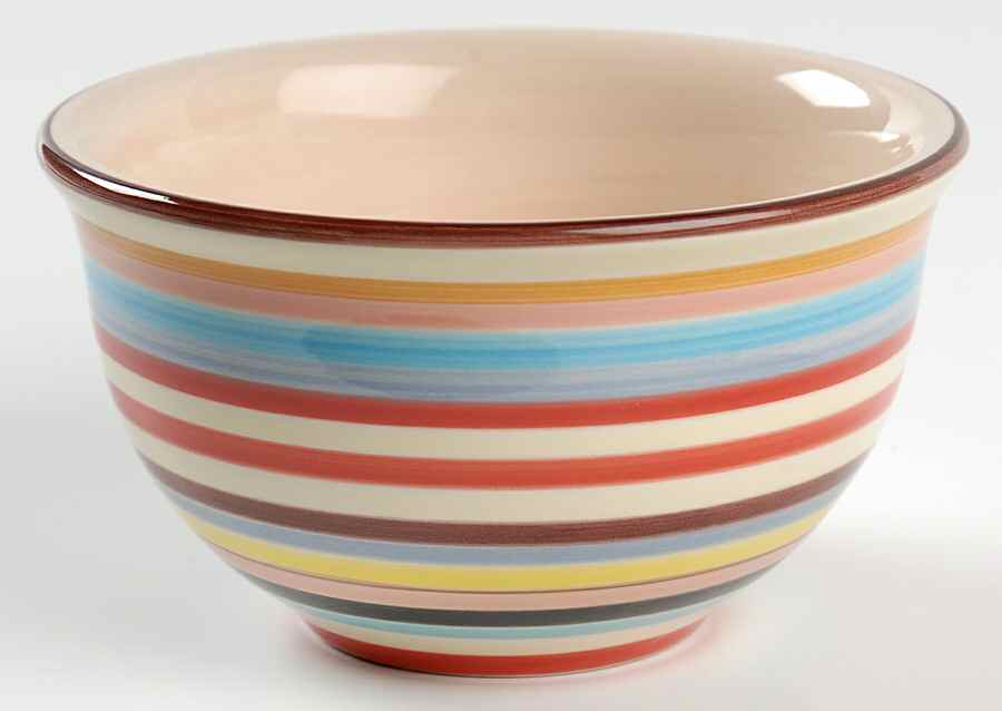 Sedona Stripe Fruit/Dessert (Sauce) Bowl by Tabletops Unlimited-1