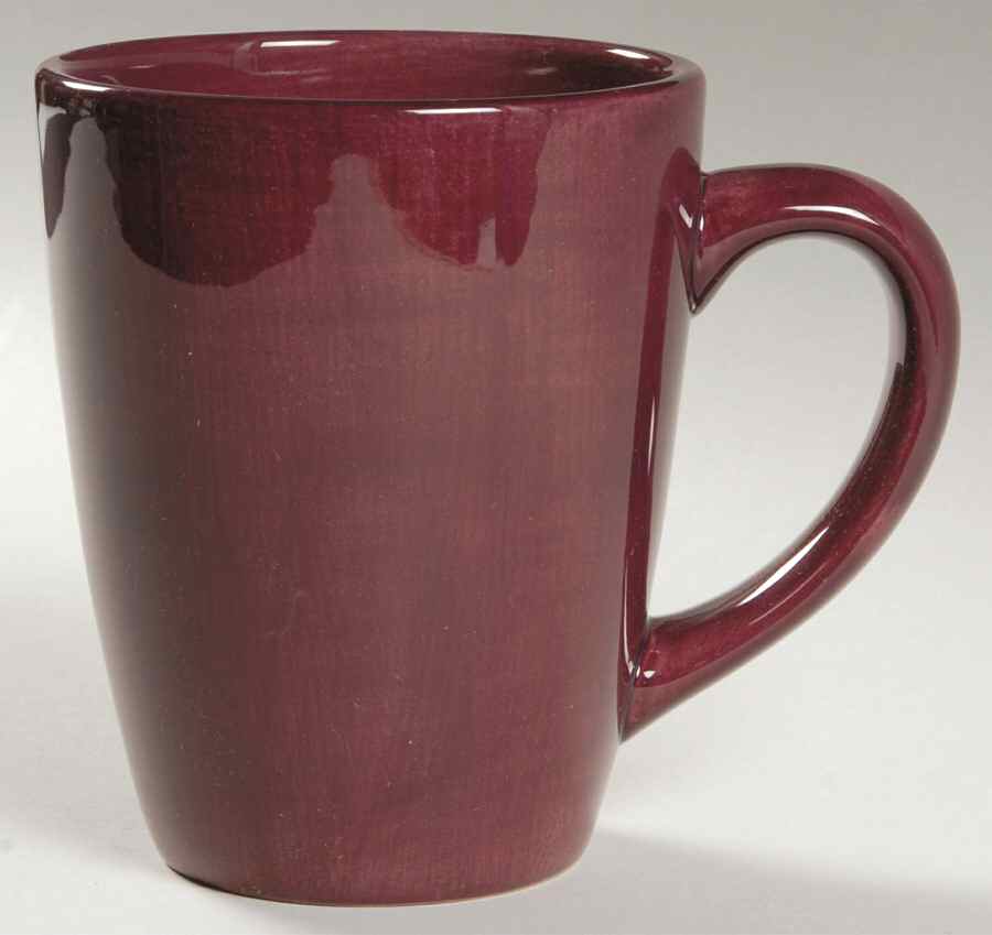 Avellino Eggplant Mug by Tabletops Unlimited-1