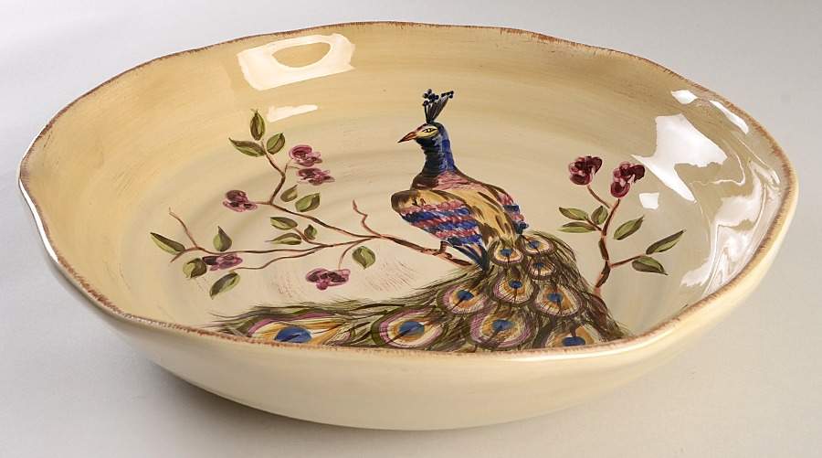Peacock 14" Pasta Serving Bowl by Tabletops Unlimited-1