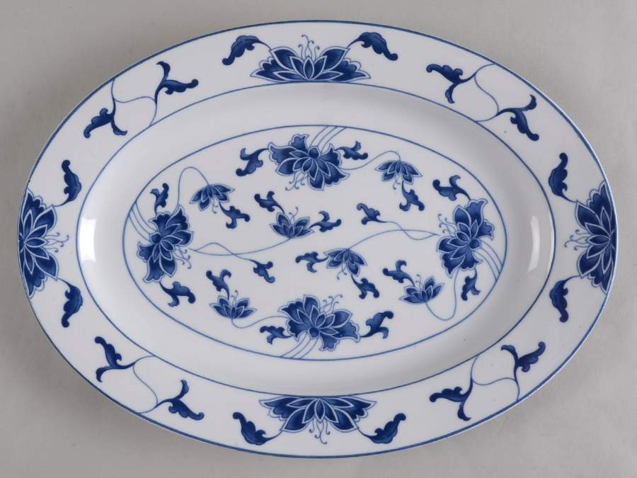 0517 12" Oval Serving Platter by Taiwan-1